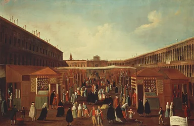 La feria de antigüedades de Sensa, Venecia